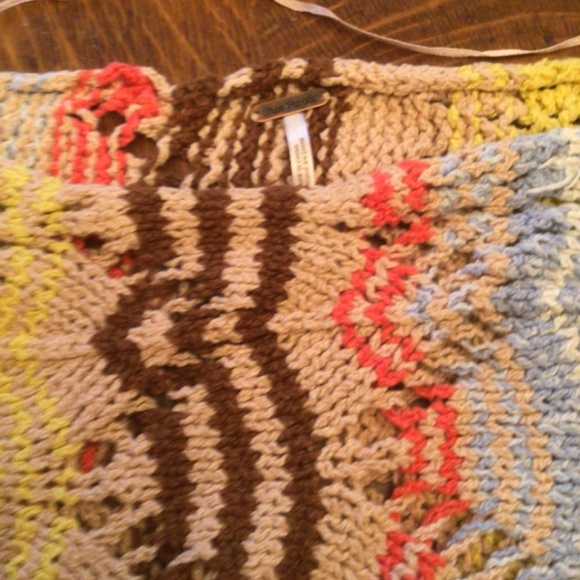 HPπFree People Coral Reef Sweater sz sm. - Picture 9 of 11